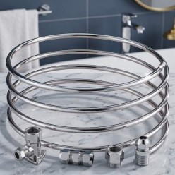 Tubo di rame cromato in rotolo ø10 mm 5metri