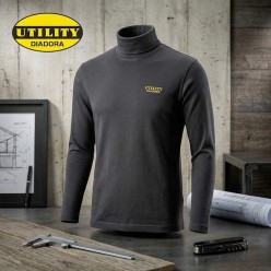 Maglia a collo alto Diadora Utility Grigio Antracite