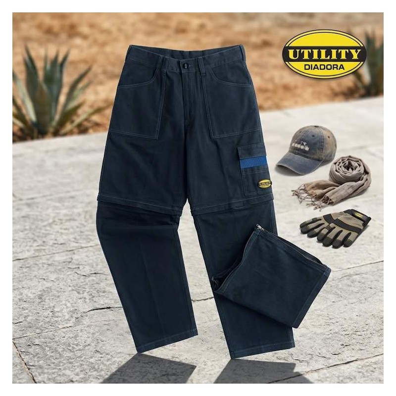 Pantalone Bermuda Wild Blu Diadora Utility