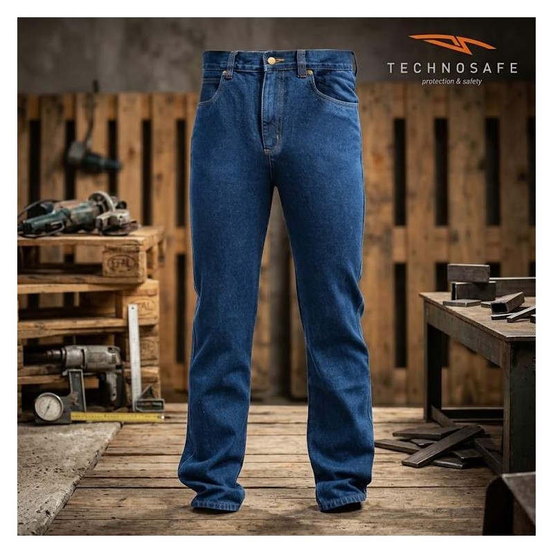 Pantaloni Jeans da lavoro ALAN blu denim