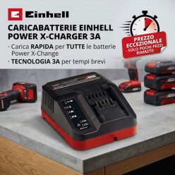 Einhell Carica batteria rapido Power-X-Change 4512096