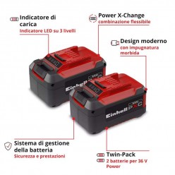 Batterie PXC 2x18V - 5,2 Ah PLUS Einhell