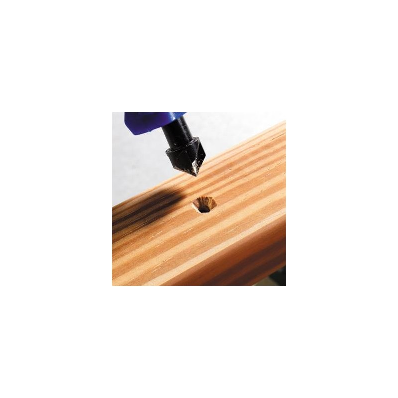 Svasatore manuale a 5 tagli per legno mm. 12 KWB