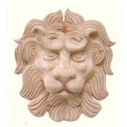 Testa di Leone in Terracotta - Decorazione Bassorilievo