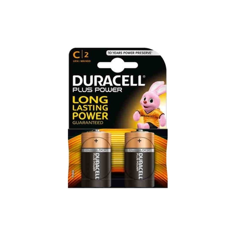 Batterie Alcaline Plus C2 DURACELL