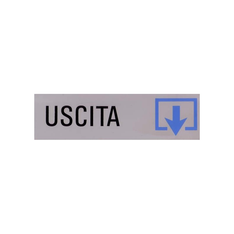 Targhette Adesive Segnaletiche - USCITA