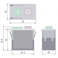 Interruttore Elettromagnetico per Sega a Nastro SN209 Valex