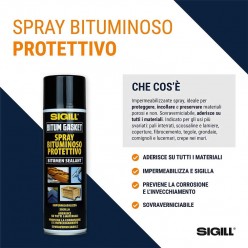 Guaina Spray Bitum Gasket 500ml SIGILL
