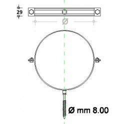 Collare per Canna Fumaria Inox Ø 250