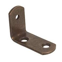 Squadretta reggipiani bronzata 20x30x12 mm