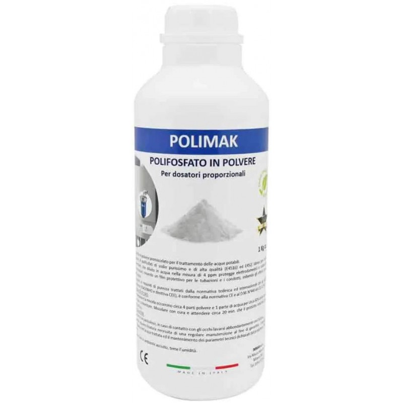 polifosfato food grade in polvere Ricarica 1kg
