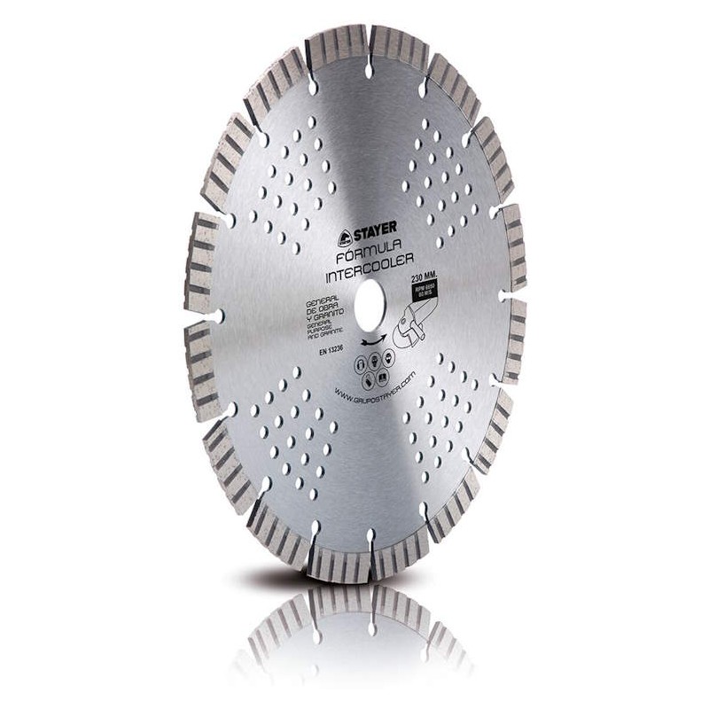 Disco Diamantato d.230 H12 INTERCOOLER