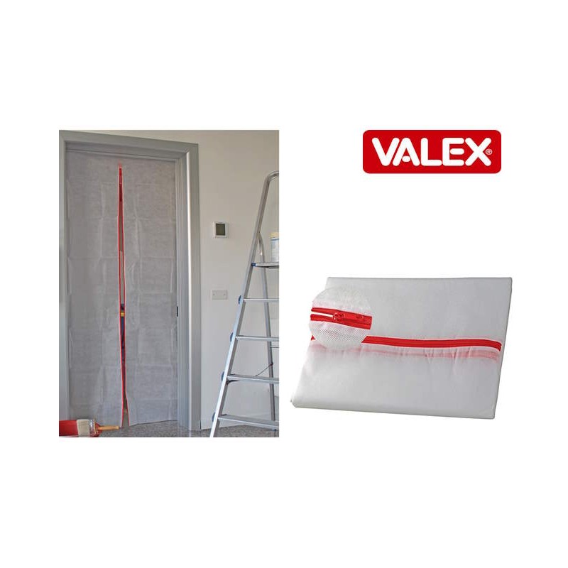 Telo con cerniera antipolvere per porte 120x220