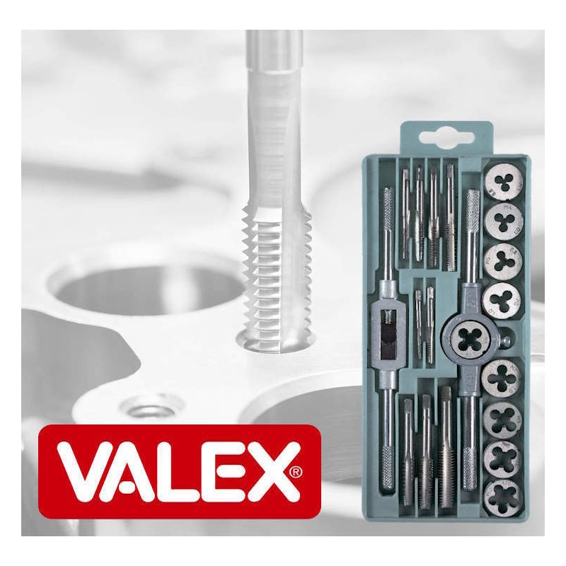 Set di Filiere e Maschi 20pz - VALEX