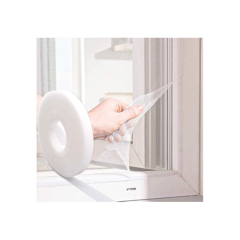 Nastro Zanzariera Adesivo Con Velcro 6,5mt
