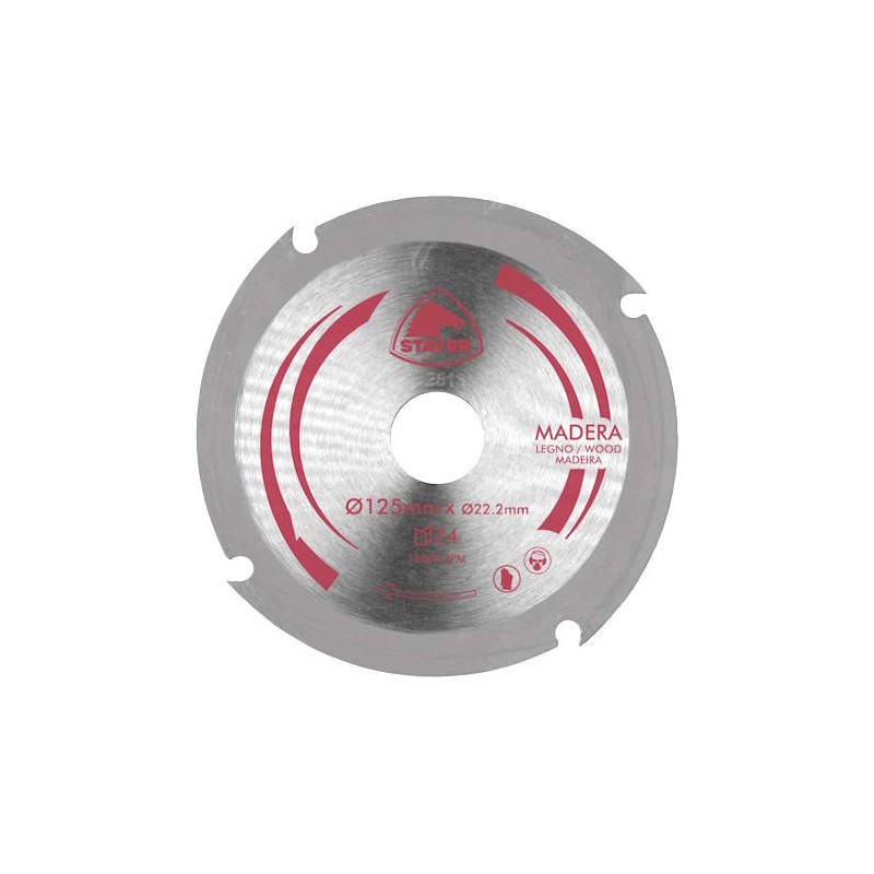 Disco Taglio Legno d. 125 per Smerigliatrice