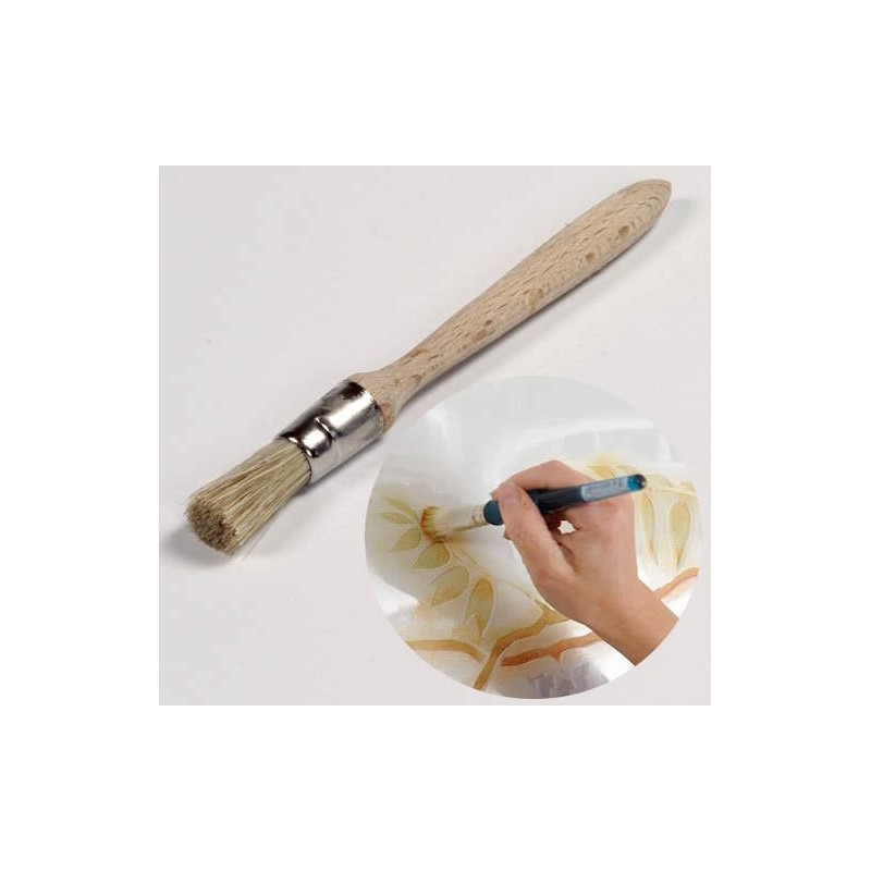 Pennello Strozzato per Stencil setola bionda