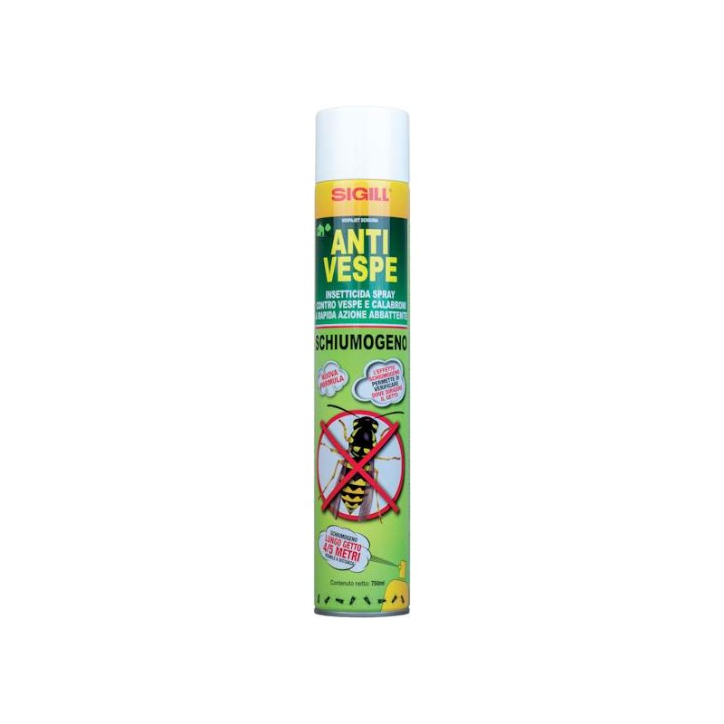 Insetticida Spray Antivespe Schiumogeno 750ml