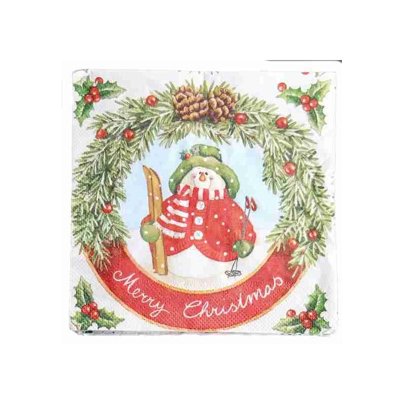Tovaglioli per Decoupage - Merry Christmas