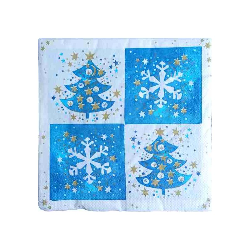 Tovaglioli per Decoupage - Fiocchi di Neve