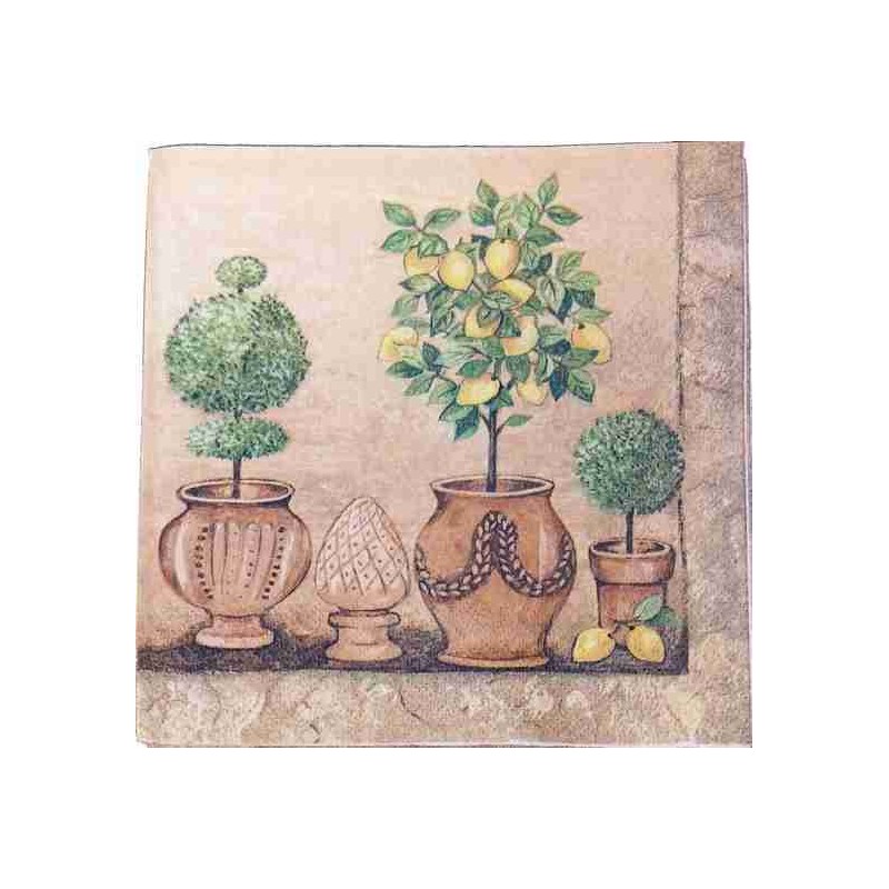 Tovaglioli per Decoupage - Limoni