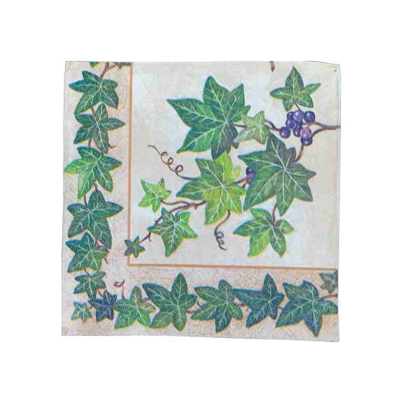 Tovaglioli per Decoupage - Edera