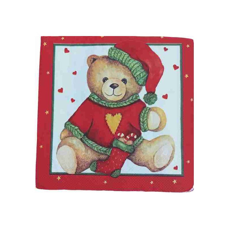 Tovaglioli per Decoupage - Orsetto