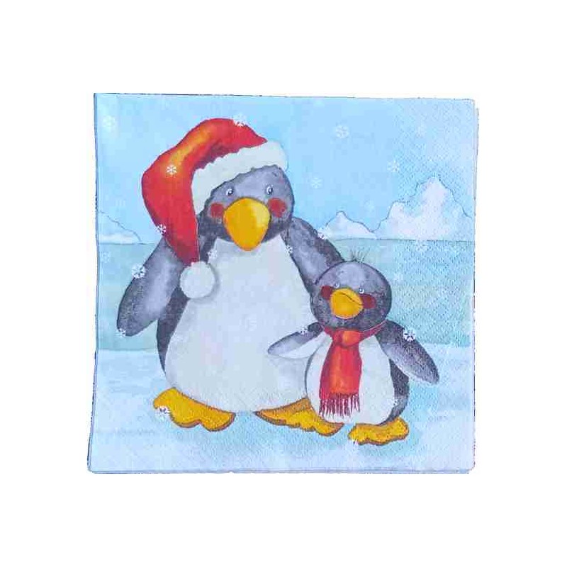 Tovaglioli per Decoupage - Pinguini