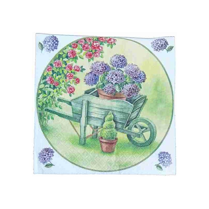 Tovaglioli per Decoupage - Ortensie