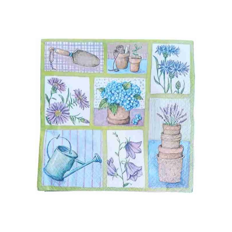 Tovaglioli per Decoupage - Vasi e Fiori