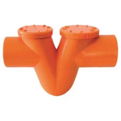 Sifone O-O Doppio Tappo PVC...
