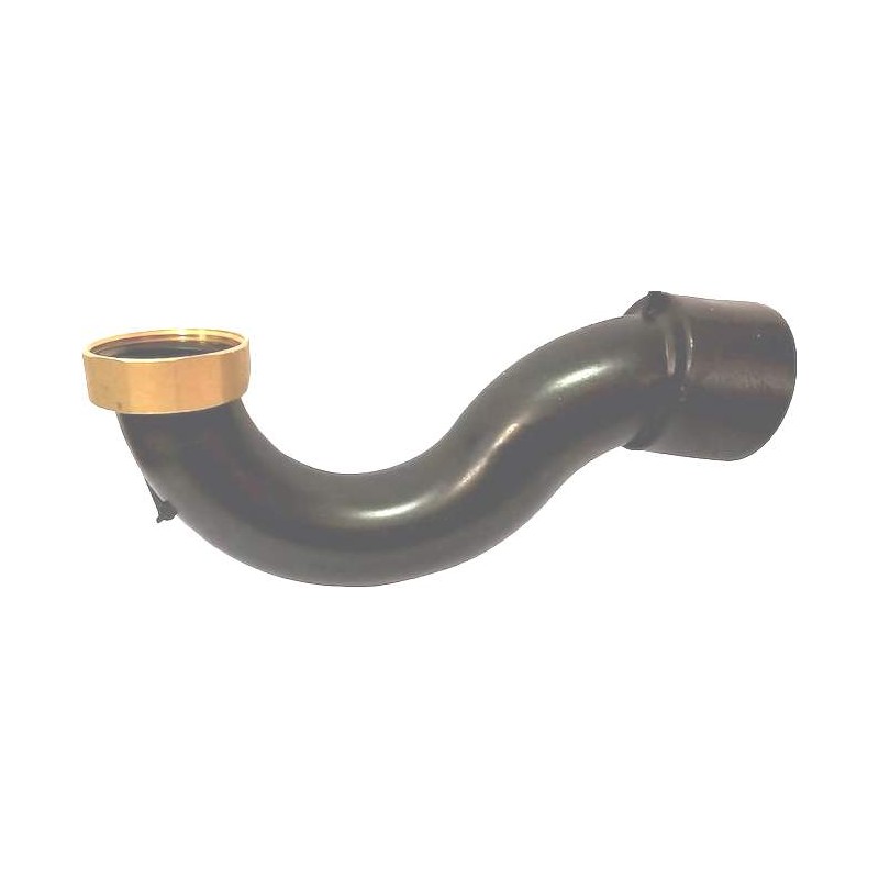 Sifone S Autopulente 1"1/2 ø50 PEHD ghiera in ottone