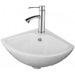 Lavabo ad angolo in ceramica 40cm