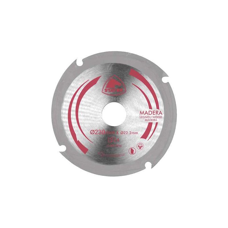 Disco Taglio Legno d. 230 per Smerigliatrice
