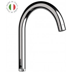 Canna a "C" alta Ø 24 mm con aeratore