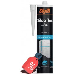 Silcoflex 430 Silicone acetico Trasparente universale