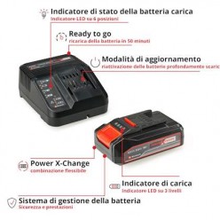 Kit batteria e caricabatteria PXC Starter Kit 18V 2,5Ah