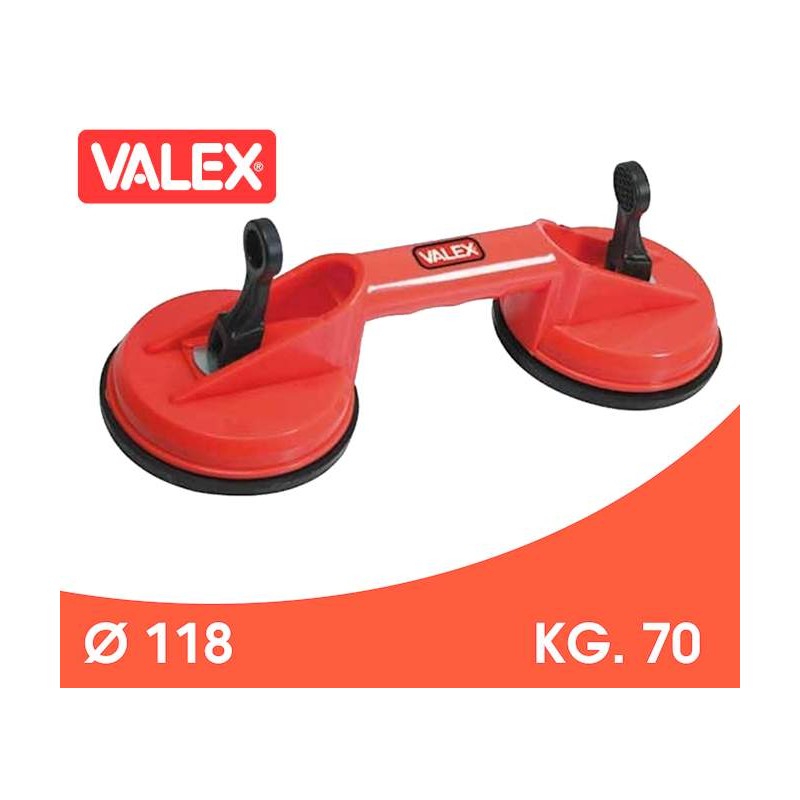 Ventosa Doppia 70kg Valex 1650155