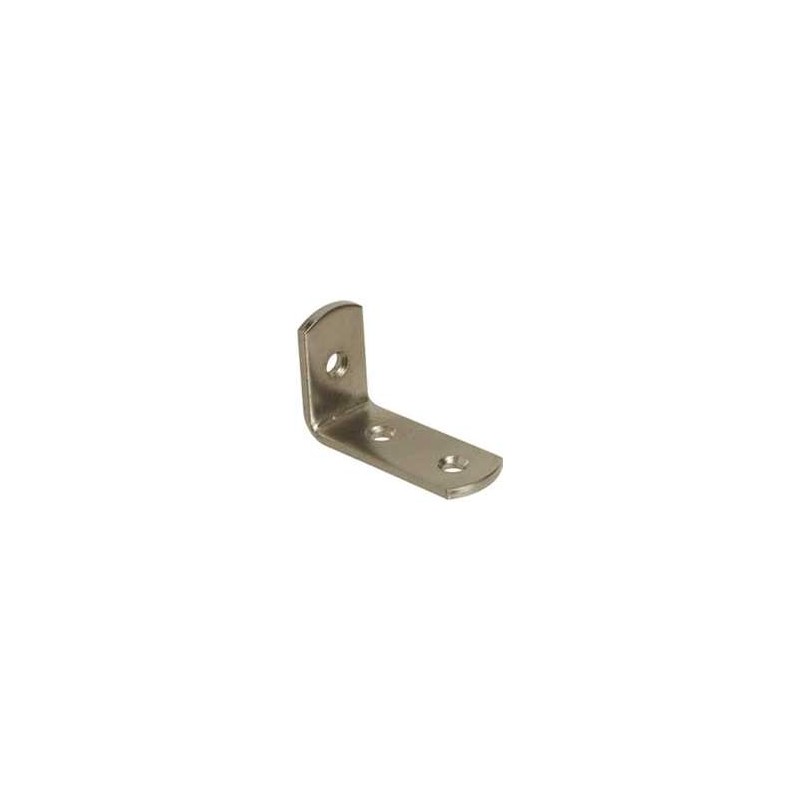 Squadretta reggipiani nichelata 20x30x12 mm