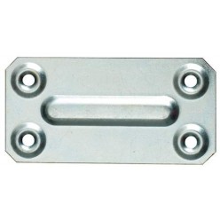 Piastrina di giunzione diritta 35x70 Zincata