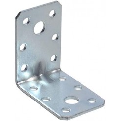 Piastra ad angolo con rinforzo 60x60x45