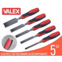 Set 5 Scalpelli da Falegname - Valex 1463226